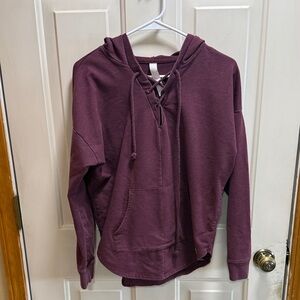 Balance Collection Women's Lace-Up Hoodie size M